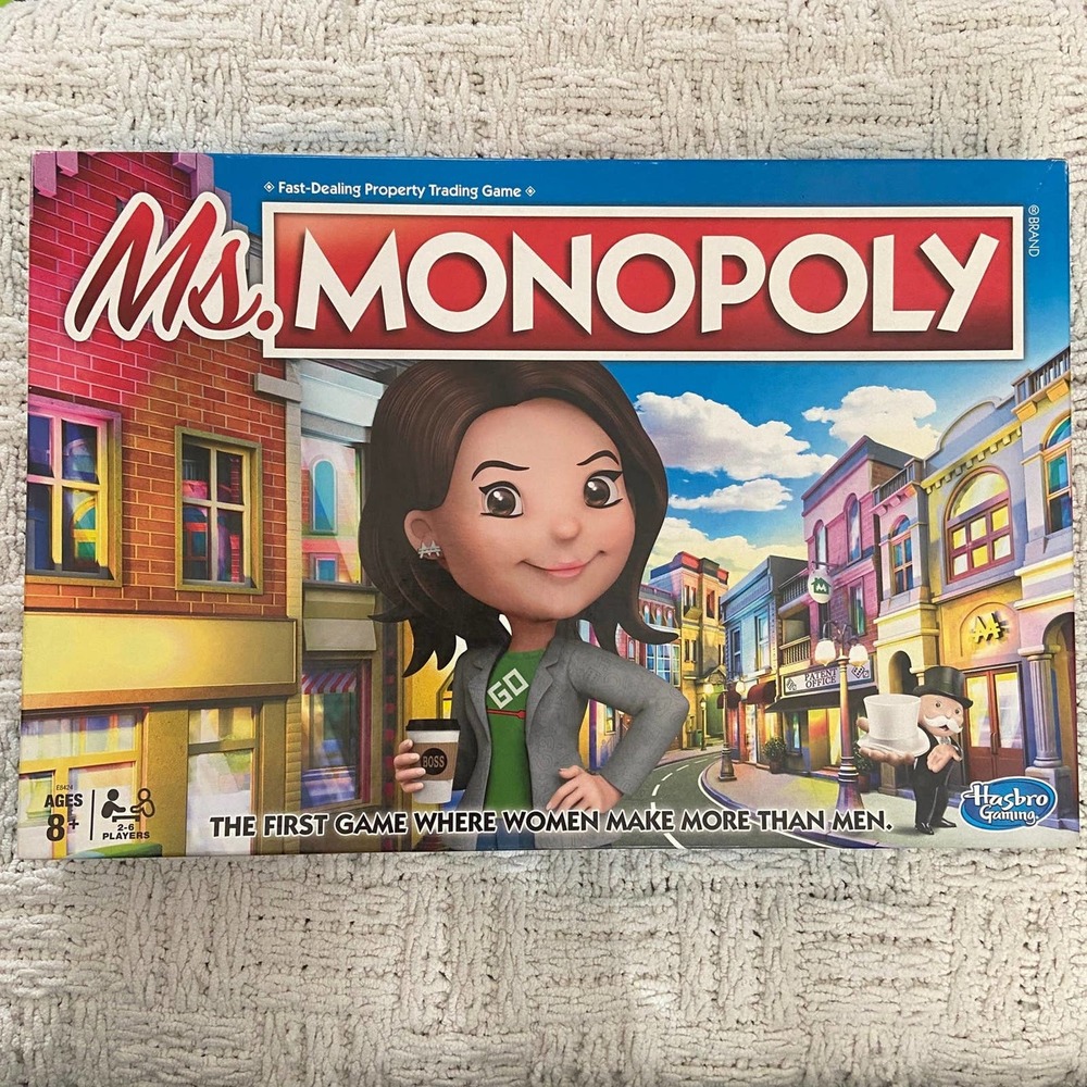 Ms. Monopoly Board Game Ages 8+ NEW